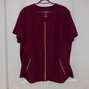 Cherokee statement scrub top size 2x